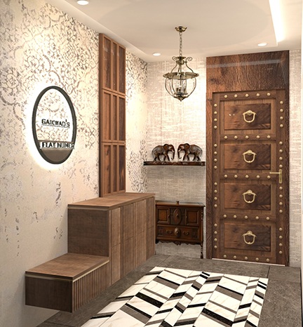 entrence from out side